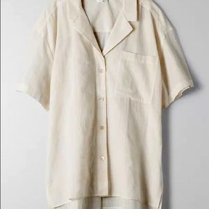 Aritzia Atticus Shirt Size Large